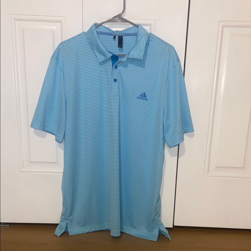 Adidas Men's Blue Polo Shirt